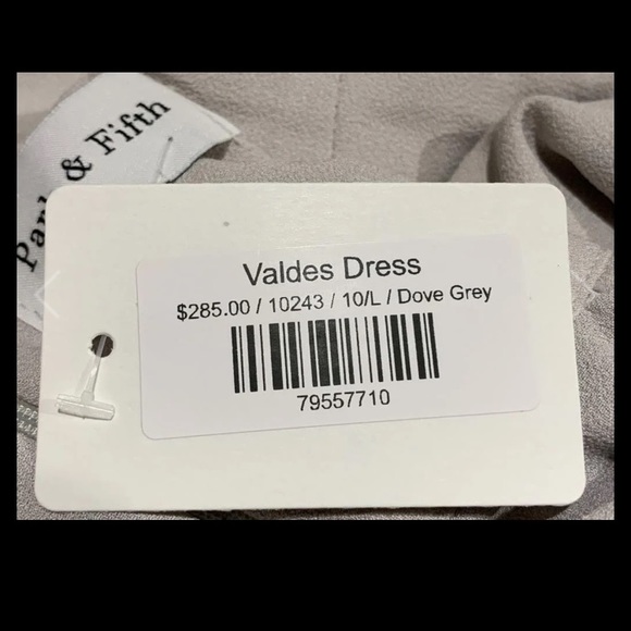👗NWT Park & Fifth Valdez Dress in Dove Grey👗 - Picture 4 of 7